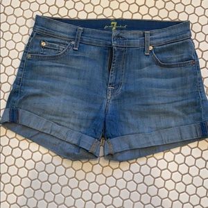 7 For All Mankind Jean Shorts